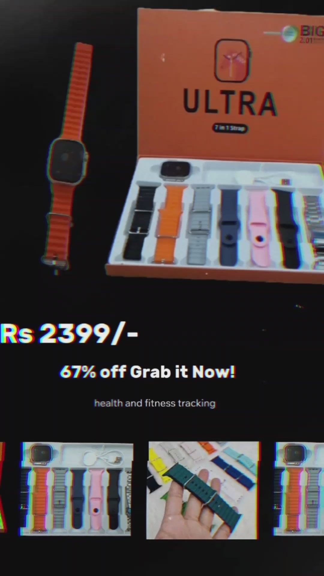 7in1 Smart watch Ultra